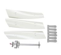 Chrees 800W Silent Maglev Wind Generator with MPPT Controller for RV ABS Aluminum Alloy White Set (24V)