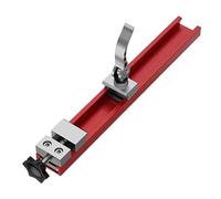 Chrees Adjustable Cutting Machine Base, Aluminum Alloy Circular Saw Clamp Fixing Clamp for Woodworking,Double Guards,Well Stability