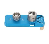 Chrees Aluminum Profile Drill Guide Kit, Robust Hole Punch System | Sturdy construction, works with 20, 30, 40 series, accurate alignment, smooth countersinking