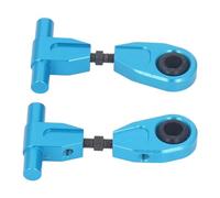 Chrees Aluminum Strong Front Upper Suspension Arms Enhance Performance for 1/10 TT02 RC Car Blue 1 Pair
