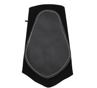 Chrees Archery Arm Guard PU Leather Cowhide Adjustable Cord with Brass Heraldic Buckle for Compound Traditional Recurve Bow (Black)