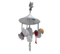 Chrees Baby Crib Mobile, Soft Plush Nordic Style Hanging Rotating Toy with Calming Melodies, for Strollers Cribs Indoor Outdoor Use