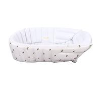 Chrees Baby Inflatable Bathtub Portable Foldable Infant Bath Tub with Cute Pattern for Home Travel Bathing and Play Space 35.4 x 21.7 x 11.8in (Olive Blossom)