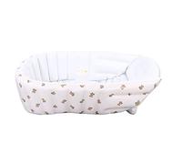 Chrees Baby Inflatable Bathtub Portable Foldable Infant Bath Tub with Cute Pattern for Home Travel Bathing and Play Space 35.4 x 21.7 x 11.8in (Love Bear)