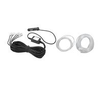 Chrees Car LED Strip Lights Interior Car Ambient Lights Auto RGB Light Strip 6m RF Remote Music Sync 12V Plug and Play Universal Fit with 20m Remote Control for Cars and Trucks