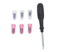 Chrees Car Tire Repair Nail Set, Made of Rubber, Sealing, Quick Solution for Cars, Motorcycles, Trucks, Screw Into the Puncture in 10 Seconds