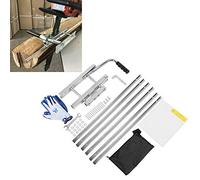 Chrees Chainsaw Guide Bar, Universal Portable Chain Saw Mill Lumber Cutting Tool with Adjustable Thickness, for Construction Workers Woodworkers Outdoor Enthusiasts