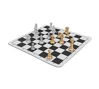 Chrees Chess Set, Standard Design with All Pieces, Portable Chessboard Set for Adults Kids, Home Travel Camping Party, Birthday Christmas