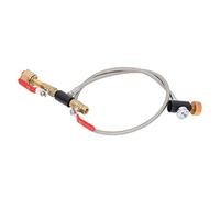 Chrees CO2 Cylinder Refill Adapter Soda Cylinder Refill Adapter G1 2 Dual Valve Pressure Gauge 36in Hose CGA320 TR21 4 for Large CO2 Tanks Soda Cans