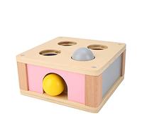 Chrees Colorful Baby Percussion Ball Toy, Wooden Table Set | Encourages fine motor skills, Develops coordination, Age-appropriate for toddlers, Safe ball diameter, Tidy storage solution