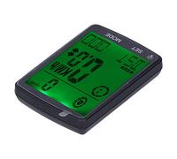 Chrees Computer, 2.8in Large LED Display Screen with Time Speed Distance Temperature, for Bike and Motorcycle (Green)
