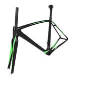 Chrees Cycling Frame, 700C Complete Set | High Performance, Easy Assembly, Lightweight Carbon Fiber, Works with Front Derailleurs