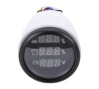 Chrees Digital Water Level Gauge 52mm, Smart Alarm Function (Black Dial | Multifunctional design, ABS and stainless steel material, compatible with 12V and 24V systems