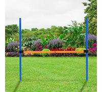 Chrees Dog Agility Jump Hurdle, 24.8 inch Adjustable Height Plastic Outdoor | Sturdy Polyethylene, Detachable for Indoor Outdoor Exercise, Suitable for Large Medium Small Dogs