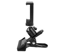 Chrees Durable Metal Phone Holder, 360° Adjustable Guitar Clamp | Compatibility for 5.5-7.5cm width phones, stable and firm, designed for live broadcasts, ideal for cameras