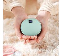 Chrees Electric Hand Warmer 5000mAh Rechargeable Pocket Size | Double-Sided Heating, USB Power Bank, 2 Temperature Gears, Non-Slip PVC, Winter Outdoor Sports