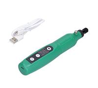 Chrees Electric Mini Grinder Drill Set Adjustable 5-Level Speed with Light for Jade Carving DC3.7V for Engraving Polishing Cutting Green