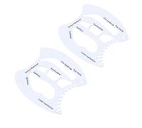 Chrees Eye Makeup Stencil Reusable 2 Pcs for Eyeshadow and Eyebrow | PVC Material, Universal Size for Various Eye Shapes, Lightweight Portable for On-the-go Touch-ups