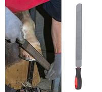 Chrees Farrier Horse File, Double Sided Hoof Trimming Tool with T12 Carbon Steel for Professional Equine Care, Horse Grooming Supplies