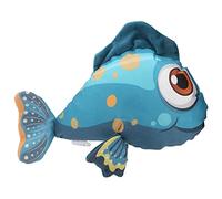 Chrees Fish Toy for Cats, Plush, 24x7cm | Bright color, stimulates instinct, relieves stress, BB noise, ideal for indoor use