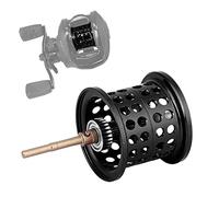 Chrees Fishing Reel Spool, Lightweight Aviation Aluminium | Durable material, Anti-, Large line capacity, Storage Case switch