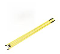 Chrees Foldable Training Stick 2-Section Fiberglass Direction Indicator Practice Pole with PVC Transparent Tube for Swing Posture Alignment