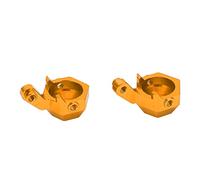 Chrees Front Steering Cup, Aluminum Alloy for Remote Control Cars (Yellow) | High Strength, Precision Fit, Quick Replacement, Compatible with SG-1603, SG-1604