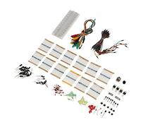 Chrees Fully Equipped Electronic Component Kit for Anyone Interested in Learning More About Electronics Includes Breadboard Buzzer Diode Capacitor Resistor