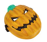 Chrees Halloween Pumpkin Head Mask LED Light Up Pumpkin Face Mask Scary with 3 Lighting Modes for Halloween Party Cosplay Costume