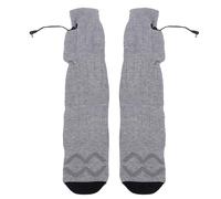 Chrees Heated Electric Socks Warm Rechargeable 4 Heat Levels for Skiing Camping Fishing Grey