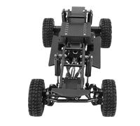 Chrees High Strength Composite Material RC Chassis Frame Kit Improved Handling Performance for Ascent 18 (Black)