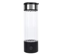 Chrees Hydrogen Water Bottle Compact Stylish Generator Fast Hydrogen Production for On-the-Go Hydration 460ml High Borosilicate Glass