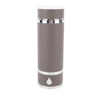 Chrees Hydrogen Water Bottle Multifunctional Stainless Steel Rich Hydrogen Water Generator for Health and Hydration 420ml Drinkware (Gray Coffee)