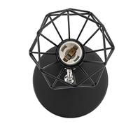 Chrees Industrial Style E14 Lamp Holder with Adjustable Base | Durable structure, Suitable for indoor spaces, 10cm diameter, Arched design for various angles