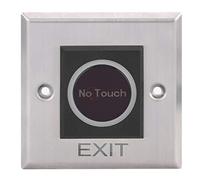 Chrees Infrared Sensor Switch Durable Stainless Steel Panel | Touchless exit switch, ideal for dark areas, consistent performance, LED color indicators