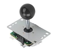 Chrees Joystick, 3D Game Fighting Stick with Small Swing Distance Quick Moves High Sensitivity, Protective Pads for Fighting Game Consoles (Black)