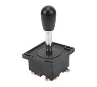 Chrees Joystick, Premium Stainless Steel Metal Plastic Construction with Anti Slip Nut for Machines Fighting Games DIY Replacement Part