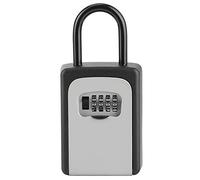 Chrees Key Lock Box Wall Mounted Durable Password Lock Box for Home Office Aluminum Alloy