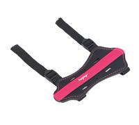 Chrees Kids Archery Arm Guard, PU Leather Adjustable 4mm Thickened Breathable Forearm Protector with Hole Design for Recurve Bow and Target Practice (Pinkish)