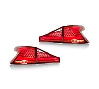Chrees LED Tail Light Rear Brake Reverse Running Lamp Tail Light Assembly Sequential Turn Signal with Unlock Lock Animation Red Lens for i20 2020 2022