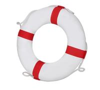 Chrees Life Buoy, High Density Foam Swimming Pool Ring with Bright Colors and Nylon Rope, Foldable Portable for Adult Boat River Beach (M)