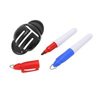 Chrees Line Drawing Device, Triple Track 3 Line Marker for Ball Alignment with Slotted Alignment Kit, 2 Color Pens (Black)