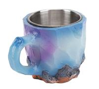 Chrees Mineral Crystal Coffee Mug, Unique 320ml Design (Multicolor)