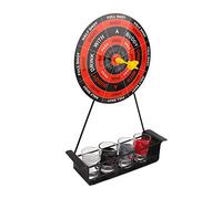 Chrees Mini Drinking Dart Set, Magnetic Drinking Game Dart Wineware with Glass Cups, for Bars Night Clubs 1-4 Players