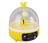 Chrees Mini Egg Incubator with Automatic Temperature Control, 7W 4 Eggs Candler Poultry Hatching Machine for Chickens Ducks Pigeons Home (Auto Turning)