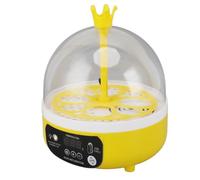Chrees Mini Egg Incubator with Automatic Temperature Control, 7W 4 Eggs Candler Poultry Hatching Machine for Chickens Ducks Pigeons Home (Manual Turning)