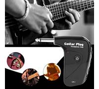 Chrees Mini Guitar Amp with English Distortion Effect | Portable amplifier, plug and play design, durable plastic, built-in AUX IN, battery powered, compact for travel