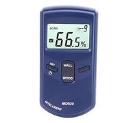 Chrees Moisture meter, high accuracy LCD display electromagnetic wave induction measurement, adjustable density 10 levels for wall and wood, with temperature compensation, for wood wall