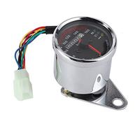 Chrees Motorcycle Speedometer 12V with Backlight | Durable stainless steel, Fits Monkey, Easy to install, Clear night visibility, Displays accurate mileage