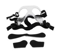Chrees Nose Guard Face Shield Nose Protector Guard Shield with Adjustable Strap Shock Pads Side Opening Design for Basketball Soccer Baseball Softball Sports Protection